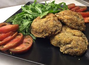 Foto di Cotolette di funghi Portobello (o cremino)