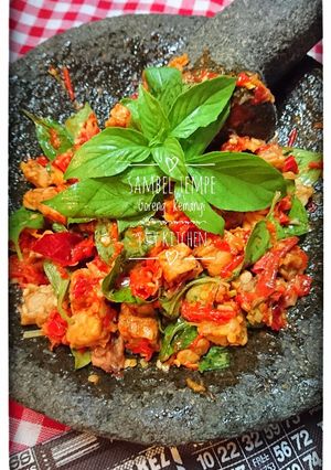 Foto resep Sambal tempe goreng kemangi
