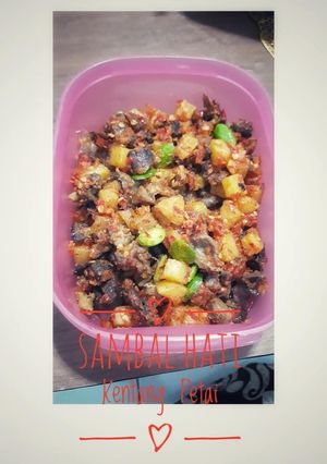 Foto resep Sambal Hati Kentang Petai #bikinramadhanberkesan