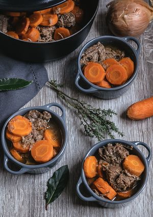 Une photo de Daube de boeuf aux carottes