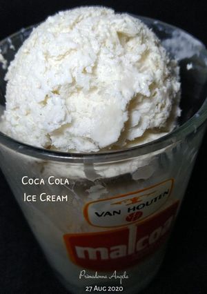 A picture of Coca-Cola Ice Cream (Only 2 Ingredients).