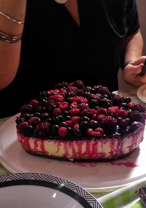 Una foto de Cheesecake de frutos rojos