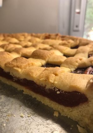 Una foto de Pastafrola de membrillo