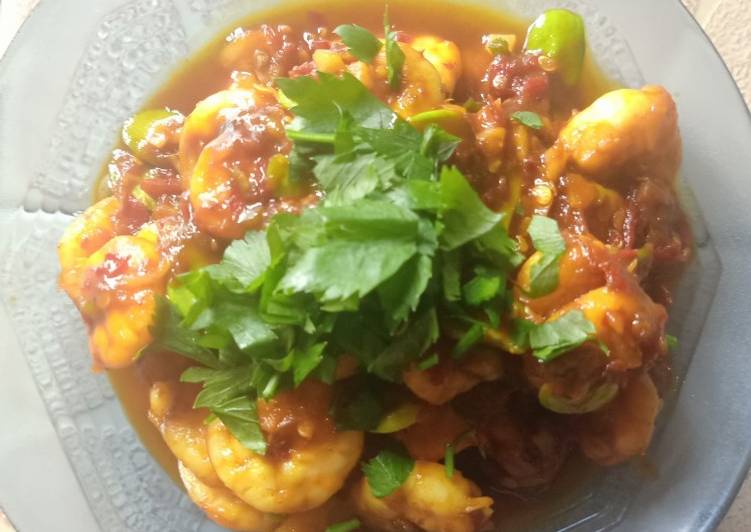 Langkah Mudah untuk Menyiapkan Udang asam manis pedas Anti Gagal