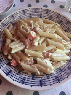 Una foto de Pasta con cangrejo en su salsa