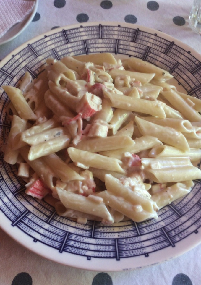 Una foto de Pasta con cangrejo en su salsa