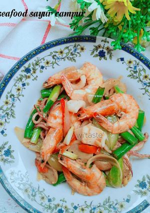 Foto resep Cah seafood sayur campur