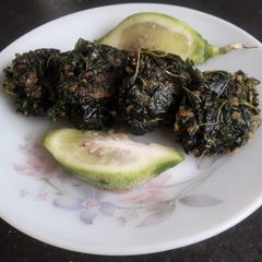 A picture of Jute Leaf Fritters.