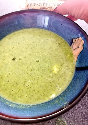 Una foto de Crema de cilantro