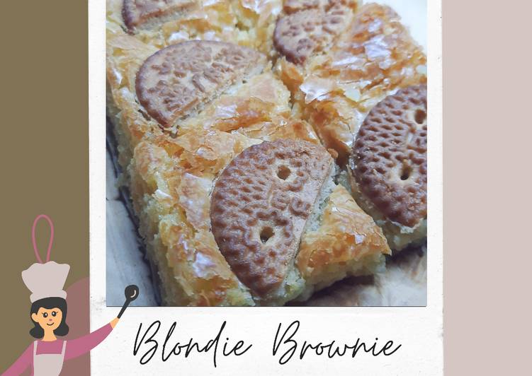 Cara Membuat Blondie Brownies (Cokelat Putih) yang Lezat