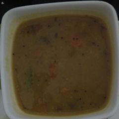 A picture of Sambhar dal.