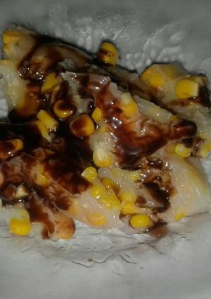 Foto resep Puding jagung pipil+susu soklat😂