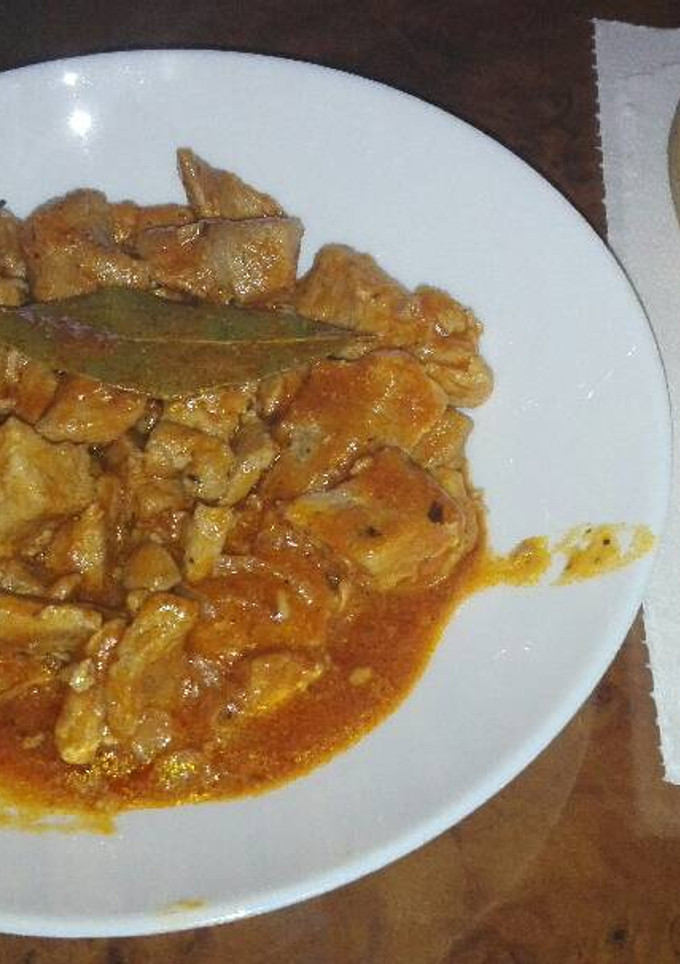 Una foto de Carne con tomate