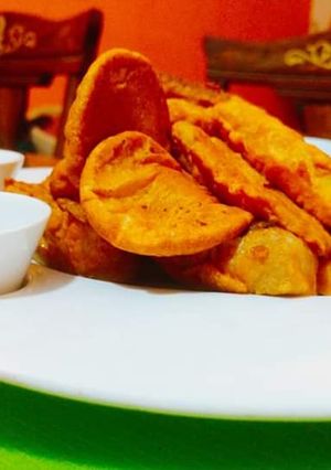 A picture of Aloo kpakory.