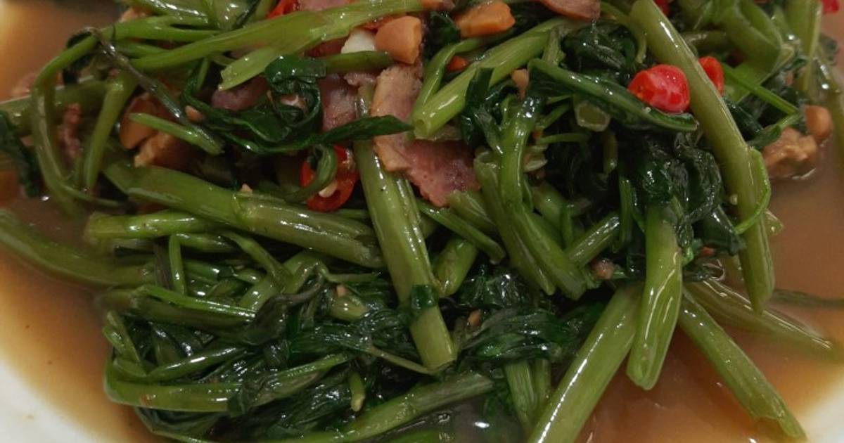 939 resep tumis kangkung ayam enak dan sederhana ala 