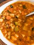 Instant Pot Hearty Veggie Soup w/ TVP