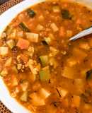 Instant Pot Hearty Veggie Soup w/ TVP