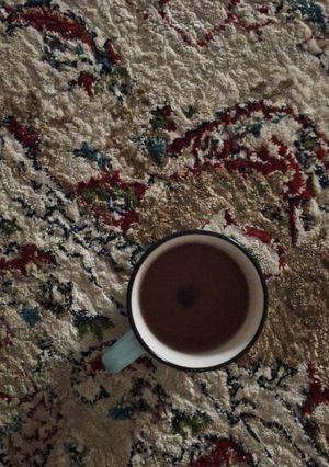 A picture of Keto green tea with lavender.