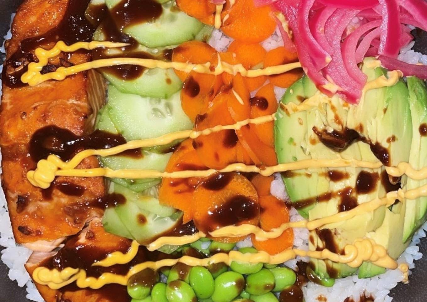 Salmon and Rice Bowl