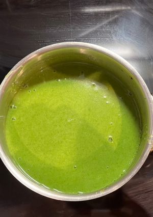 Una foto de Crema de espinacas