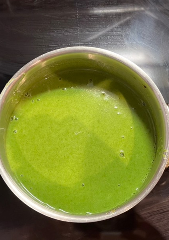 Una foto de Crema de espinacas