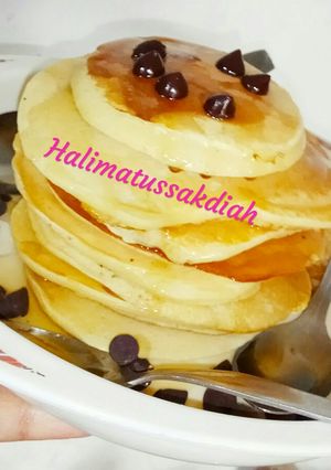 Foto resep Pancake fluffy sederhana
