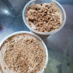 A picture of Chocolate ice-cream.