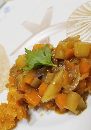 Foto resep Chicken Katsu Curry