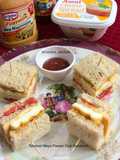 Tandoori Mayo Paneer Club Sandwich
