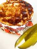Sándwich con waffle de coliflor keto