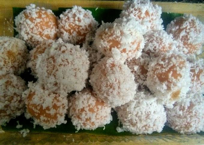 Anti Ribet, Bikin Klepon ubi kuning Simpel