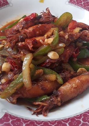 Foto resep Cumi Asin Pedas Cabe Ijo