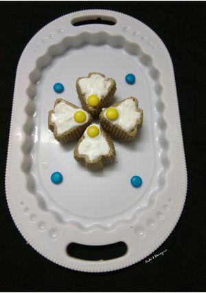 A picture of Singhara flour muffins.