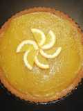 Crostata morbida alla carota con crema all'arancia