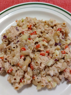 Una foto de Ensalada light de pasta con atún