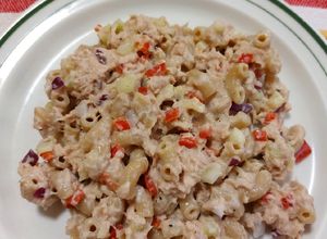 Una foto de Ensalada light de pasta con atún