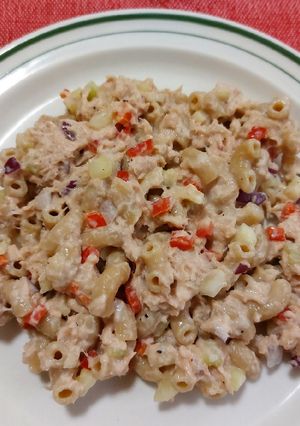 Una foto de Ensalada light de pasta con atún
