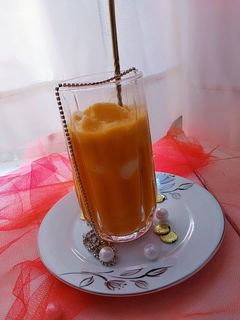 عکسی از دستور آب هویج بستنی