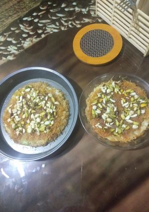A picture of Custard Kunafa.