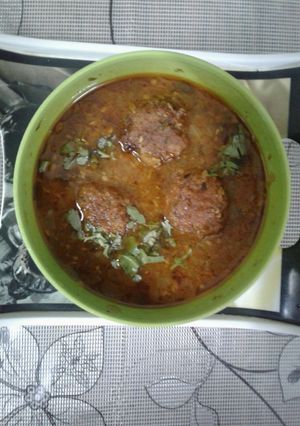 A picture of Bottle gourd koftas.