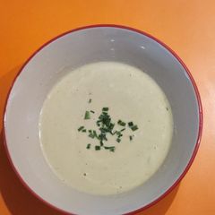 A picture of Throw away - asparagus Soup - Made from Leftovers.