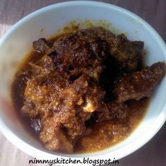 A picture of Tangy Spicy Mutton Curry.