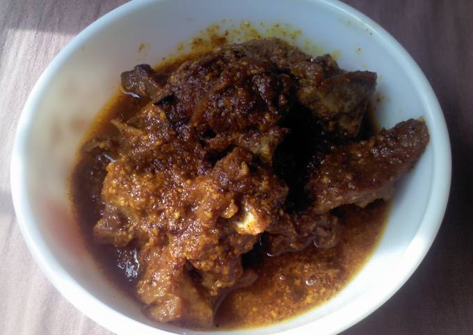 Tangy Spicy Mutton Curry