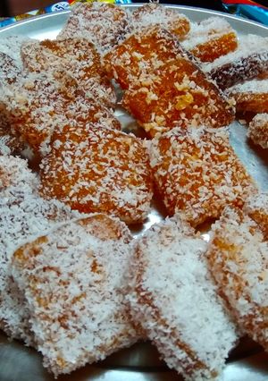 A picture of Shahi coconut bread.