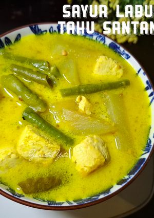 Foto resep Sayur Labu Tahu Santan