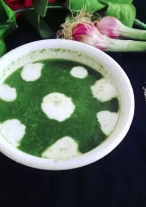 ક્રીમી પાલક સૂપ (Creamy Spinach Soup Recipe In Gujarati) રેસીપી મુખ્ય ફોટો