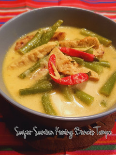 Foto resep Sayur Santan Kuning Buncis Tempe