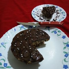A picture of Chocolate biscuits cake.