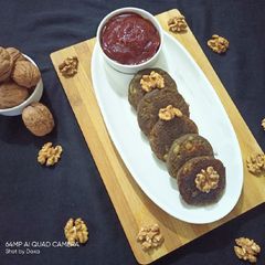 A picture of Tandoori Cheese Walnut Patty.