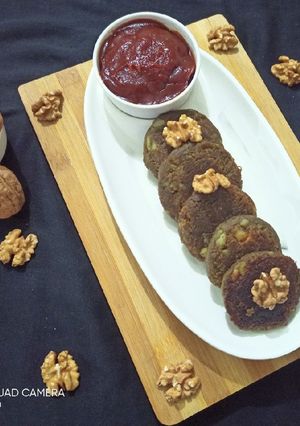 A picture of Tandoori Cheese Walnut Patty.